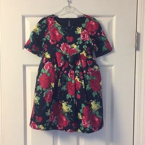 Janie and Jack Navy Floral Dress.